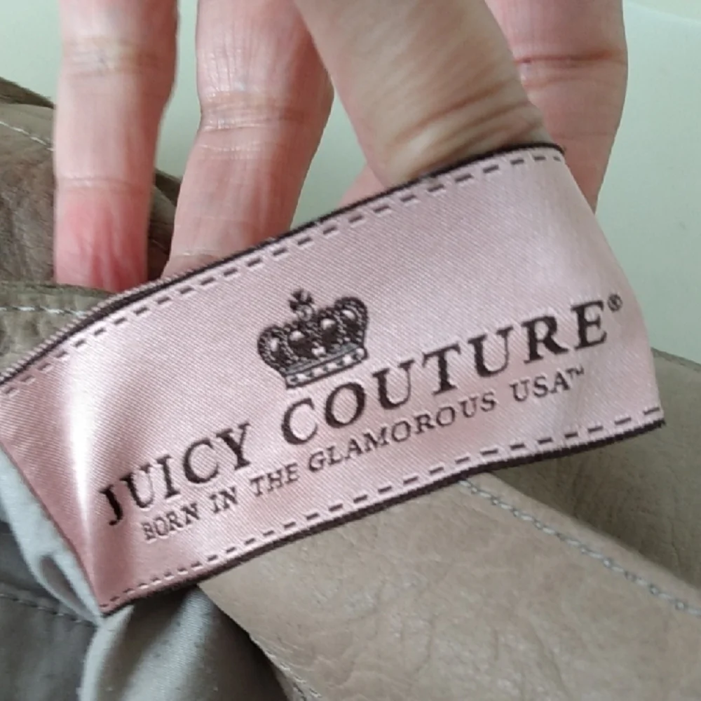 Vintage Juicy Couture Bag Leather Messenger Crossbody Bag Shoulder Purse